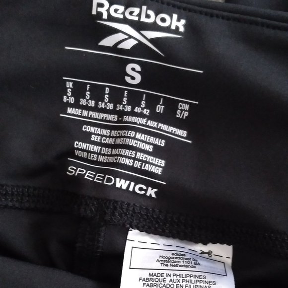 🆕Reebok Women's Workout Ready Mesh Tight, Black, High Rise, NWT, Authentic - Picture 11 of 13